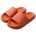 Sliders Cloud Slippers Women Men Non-Slip Mens Womens Slippers Cloud Sliders Soft Flip Flops with Thick Sole for Shower Bathroom Pool Beach 4.5 UK Orange