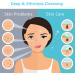 Sonic Facial Cleansing Brush with Heated Rose Quartz - Vibrating Silicone Face Brush - Waterproof & Magnetic Charging - Face Roller for Fine Lines - Buy Online on GoSupps.com