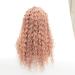 Fluffy African Style Dyed Curly Front Lace Wig Set - Chemical Fiber Long Wig for International Shipping - Buy Online on GoSupps.com