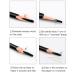 Go Ho 12 PCS Waterproof Eyebrow and Eyeliner Pencil Set - Long-lasting & Sweat-proof Makeup Brow Tint Pen in 3 Colors - Buy Online on GoSupps.com