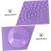 DOITOOL Make up Makeup Washing Tool Makeup Brush Scrubber Make up Kit Portable Washing Tool Scrubber Circle Brush Makeup Sponge Makeup Tools Makeup Brush Mat Washer 10*10cm Purple - Buy Online on GoSupps.com