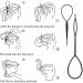 Viking Hair Accessories Set: 24 Hair & Beard Beads, 6 Pull Hair Pins, 100 Rubber Bands - Black, with Storage Bag - Buy Online on GoSupps.com