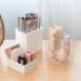 Obahdirry Receive 1 Bucket of Desktop Makeup Brush Wipe Boxes Eye Shadow Brush Lipstick Cosmetics Eyeliner Brush Pot - Buy Online on GoSupps.com