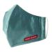 Jatop mouth and nose mask washable 60 degrees made of cotton three-layer nano technology new with soft nose bracket for perfect seat for adults in black and white and children in 5 colors bright green adults
