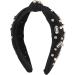 Valentine's Day Headband Durable Top Knot Hairband Wide Application for Wedding (Black) - Buy Online on GoSupps.com