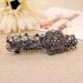 IPINK Gray Metal Flower French Clip Barrette - Stylish Hair Accessory - Buy Online on GoSupps.com