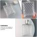 Lurrose 3pcs 100ml Square Perfume Bottles - Empty Glass Spray Atomizers for Perfume & Liquid | International Shipping - Buy Online on GoSupps.com