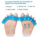 2 Pair Gel Toe Separators & Straighteners - Bunion Relief & Pain Alleviation for Men & Women (Size L 9-14/12-14) - Buy Online on GoSupps.com