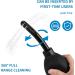 Xocome 310ml Duche Enema Kit - Reusable Silicone Constipation Relief for Men & Women - Black - International Shipping Available - Buy Online on GoSupps.com