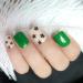 Shop Stylish Shiny Green Artificial Nails | Complete Cover Fake Nail Tips for Fashionable Ladies - Fast International Shipping - Buy Online on GoSupps.com