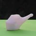 Compact Pink Traveler's Plastic Neti Pot for Natural Sinus Relief - AncientImpex - Buy Online on GoSupps.com