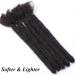 SEGO Dreadlocks Braids Extensions - Handmade Synthetic Crochet Dreads Hair Natural Black 5 Strands 6 Inch (15cm) - Shop Internationally - Buy Online on GoSupps.com