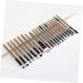 NOLITOY 40 pcs Grey Kit Brush Handle Eyeshadow Eyelash Portable and Eyeliner Makeup Plastic Black Eye Size 1x2pcs As Shownx2pcs - Buy Online on GoSupps.com