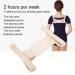 Hunchback Correction Belt & Shoulder Brace - Beige Lumbar Support Posture Corrector for Men & Women | Breathable Back Support - Buy Online on GoSupps.com