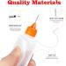 YGDZ 15pcs Precision Tip Applicator Bottles - 30ml, 5 Colors Needle Fine Tip Squeeze Glue Applicator Bottles with 10pcs Needle Tips and 5pcs Mini Funnel - Ideal for Quilling, Crafts, Paint, and Ink - Buy Online on GoSupps.com