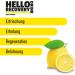 Hello Recovery Electrolyte Powder - Sugar-Free Isotonic Lemon Drink for Pre/Post Workout & Hangover Relief (160g) - Buy Online on GoSupps.com