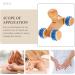 Buy Healvian Wooden Car-Shaped Massage Roller - Neck & Shoulder Trigger Point Massager | Manual Body Massage Tool for Pain Relief - Buy Online on GoSupps.com