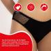 Relixa Period Undulating Menstrual Underwear - Set of 3 Packs XS-4XL Women's Black Lace Underpants - Buy Online on GoSupps.com