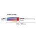 Delanie 5 in 1 Carbide Nail Drill Bit - Acrylic & Gel Nail Tapered Bit | Professional Manicure Supplies Fine Grit Gradient Purple - Buy Online on GoSupps.com