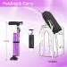BeneCane Women's Folding Walking Cane with LED Lights | Quad Cane for Men | Stable Lightweight Design | Adjustable Purple Walking Stick - Buy Online on GoSupps.com