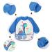 Vicloon Waterproof Long Sleeve Baby Bib Set of 3 for Kids Feeding & Arts - 24 months - Buy Online on GoSupps.com