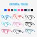Buy Guko Children's Classic Blue Light Filter Glasses | Anti-Fade Anti-Eye Fatigue TR90 Frame - Clear Lens - International Shipping Available - Buy Online on GoSupps.com