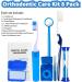 Braces Cleaning Set for Orthodontic Patients | Portable Toothbrush Floss & More - Buy Online on GoSupps.com