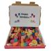 Happy Birthday vegan Pick N Mix Sweet Letterbox Gift box Hamper more than 10 Different Classic Traditional Retro Candy Fizzy - Non Fizzy Jelly mix 500g