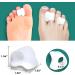 Decproch Toe Spreader - 12 Silicone Toe Separators for Overlapping Toes & Friction Relief - Unisex Comfort Solution in White - Buy Online on GoSupps.com