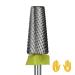 C & I 5 in 1 Multi-function Tapered Shape Nail Drill  Cross Teeth Edition  Professional Drill Bit for Nail Manicure Machine (Extra Fine - XF)