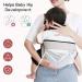 Breathable Baby Carrier Newborn Quick Drying Adjustable Thick Shoulder Straps for Toddlers up to 20kg (Gray) | Summary Baby - Buy Online on GoSupps.com