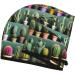 Many Cactus Art Coral Velvet Dry Hair Cap - Ideal for Home Travel Pool Parties & Beach Use | International Shipping Available - Buy Online on GoSupps.com