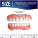 MOMBIY Teeth Veneer - Natural Shade Cosmetic Teeth Enhancer | 2pcs White Accessories for Confident Smile - Buy Online on GoSupps.com
