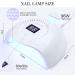 Saviland 96W UV LED Nail Lamp for Gel Polish - Professional Nail Curing Lamp with Automatic Sensor and Fast Drying Technology - Buy Online on GoSupps.com