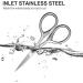 Professional Grooming Scissors | Precision Stainless Steel Hair Nose Eyebrow Trimming - Asontao (1Pc - Buy Online on GoSupps.com