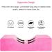 Qinhum U Shape Eyelash Extension Pillow - Ergonomic Memory Foam Neck Support Tool for Beauty Salons - Anti-Slip Headrest - Pink - Buy Online on GoSupps.com