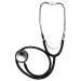 Dual Head EMT Aluminium Lightweight Doctors Nurses Vet Student Medical Stethoscope - Black