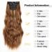YDDM Wavy Hair Extensions - Clip-In 24 Synthetic Hair Extensions for Women | Realistic & Affordable Hair Clip Extensions (4PCS) - Buy Online on GoSupps.com