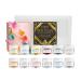 Bakell - Holiday Luster Dust Combo Packs (4g Jars) | Edible Glitter Powder for Cake Decorating and Drinks (12 New Years Colors - A)
