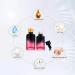Zeoabsy 4 Pack 30ml Gradient Black Red Oval Glass Pipette Bottles - Ideal for Essential Oils & Aromatherapy - Buy Online on GoSupps.com