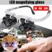 Magnifying Adjustable 8x15x23x Multiple LED Light Magnification Head Wearing Magnifier Glass for Jewellery Watch Clock Repair Good Times - Buy Online on GoSupps.com