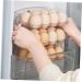 Plastic Egg Holder 3pcs Egg Storage Box Eggs Refrigerator Egg Holder Egg Tray Kitchen re-usable - Buy Online on GoSupps.com