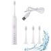 Sonic Electric Toothbrush for Adults 5 Modes with 2 Minute Smart Timer Battery Powered White Unisex