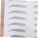 Housoutil 2pcs 3d Eyebrow Stickers Imitation False Eyebrow Stencils Transfer Stickers Eyebrow Trimming 6d - Buy Online on GoSupps.com
