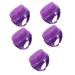 SEWACC 5pcs Silicone Bath Brush Cleaning Scrubber Bath Cleaning Brush Kids Tools Body Cleaning Massager Body Bathing Tool Shower Brush Take a Bath Scrub Brush Abs Plus Silicone Purple Man 9x8cmx5pcs