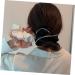 Ipetboom 1pc Hair Ring Womens Hair Clips Ponytail Hair Bands Bobbles Ponytail Holder Girls Hair Bobbles Elastic Hair Bobbles Pearl Headpiece Girls Hair Scrunchy Fabric Hairpin Curly Miss - Buy Online on GoSupps.com