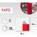 FATO One-Way Paper Napkins - Soft & Gentle 40 Pack 38x38 cm 2-Layer FSC Certified - Perfect for Steakhouse Decor - Buy Online on GoSupps.com