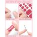 Kalolary Toenail Polish Stickers - 16 Sheets Full Cover Self Adhesive Toe Nail Art Decals for Pedicure - DIY Feet Nail Design Decorations - Buy Online on GoSupps.com