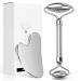 Aresvns Stainless Steel Facial Roller & Gua Sha - Metal Gua Sha Gua Sha Facial Tools Stainless Steel Face Body Treatment Reduce Puffiness Lymphatic Drainage Facial Tension