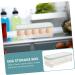 Uonlytech 20 Egg Carton Portable Fridge Egg Holder Refrigerator Egg Tray Fridge Egg Tray Carrying Case Timing Pink 30.00X21.50X8.50CM - Buy Online on GoSupps.com